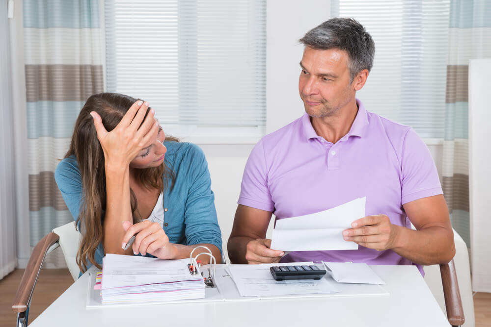 Couple having problems with filing for bankruptcy in New York.